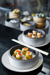 Service a DIM SUM assiette panier et cloche poivre EQUINOXE